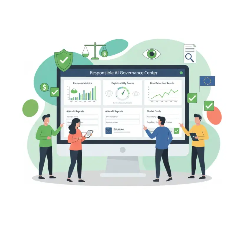 Illustration for Governance & Ethical AI